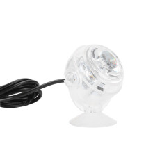 Wasserdichte 1W Kunststoff-LED-Aquarien-Spotlampe, Durchmesser 38 mm