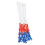 Rete da basket in nylon resistente 2 pezzi, congiunta, bianca, rossa, blu, 184 g 5