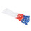 Rete da basket in nylon resistente 2 pezzi, congiunta, bianca, rossa, blu, 184 g 13