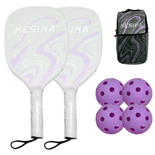 Pickleball Set: 2P4B 415x205x8mm Purple! 1