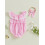 (12-18 Months, Pink) Βρεφικά φορμάκια κοριτσιών και κορδέλα 6