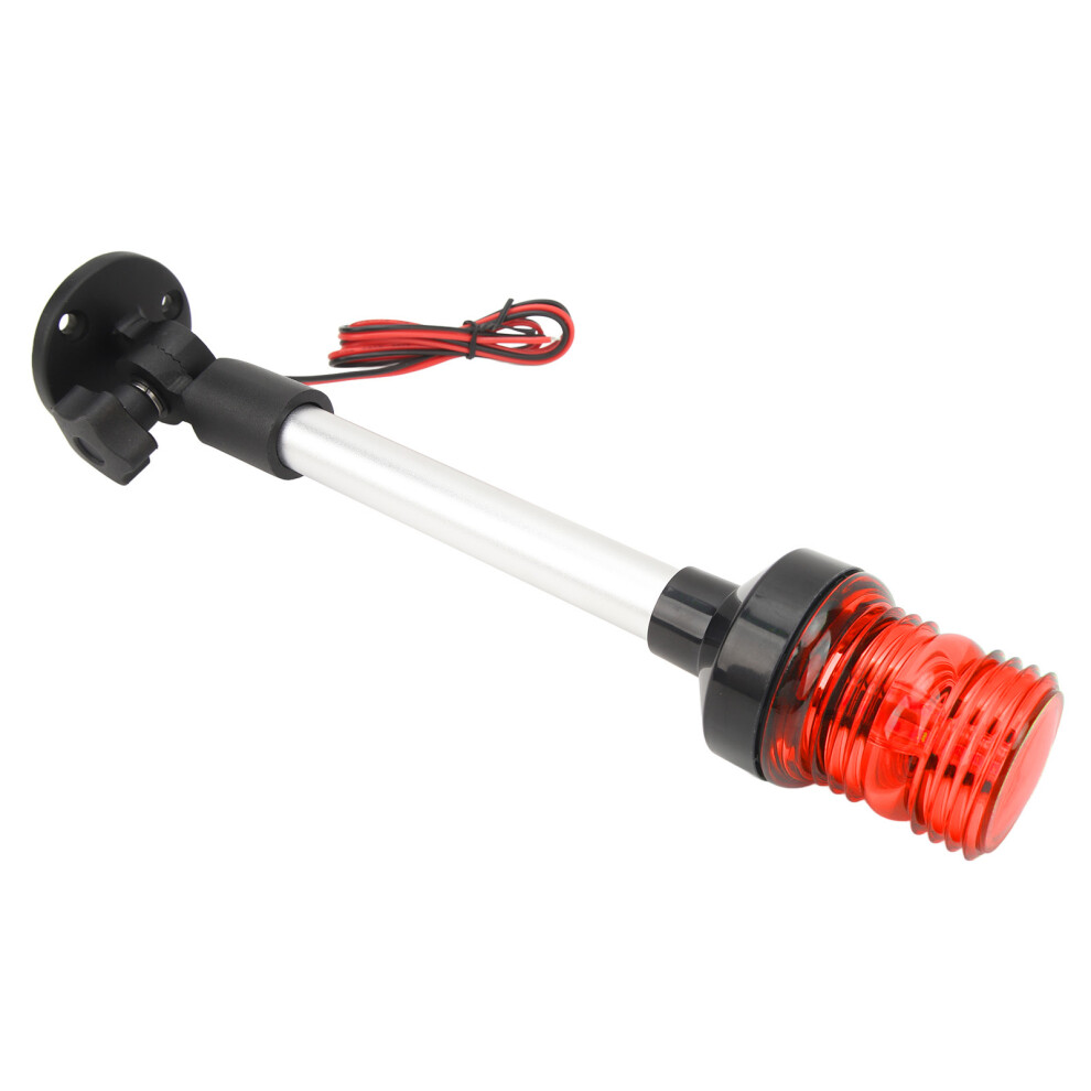 12In Led Fold Down Anchor For Marine Boats, 360 Navigation Lamp Light/Red 5031389528040