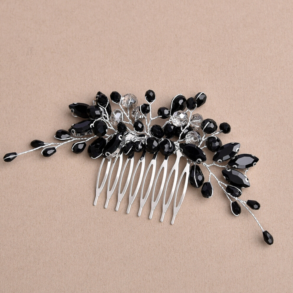 Reach-Tools Sparkly Crystal Hair Comb For Brides & Parties