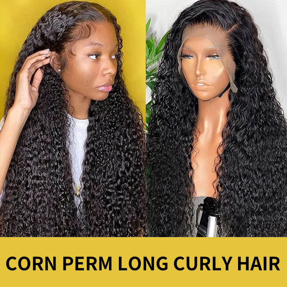 Penghui-Toys Unisex Black (, 25Cm) African Style Wigs Synthetic Curly Wigs Natural Look Heat-Resistant High Temperature Silk Wig For Woman Girls Daily Use