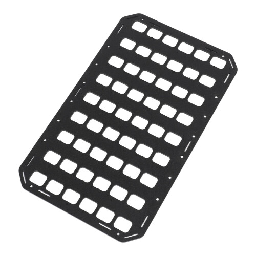 Black PP Rigid MOLLE Panel for Gear Organizer, 610g, Portable