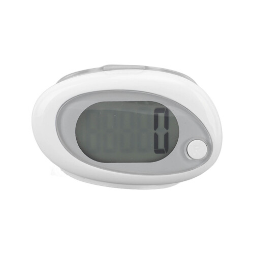 3D Pedometer Step Counter Clip Lanyard, Accurate Quiet Compact, 99999 Steps