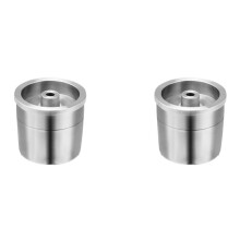 2X Reusable Refillable Coffee Capsule Stainless Steel Coffee Capsule Concentrated Coffee Filter for ILLY Coffee Machine