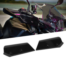 1 par de protectores de mano ABS para MT-09 SP 2024 negro