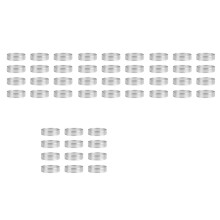 48 Pak Rvs Taart Ringen 3 In, Geperforeerde Cake Mousse Ring, Cake Ring Schimmel, Ronde Taart Bakken Tools