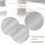 6 Pack Metal Reusable Coffee Filter Mesh for  Coffee Maker Espresso Maker, Silver 2