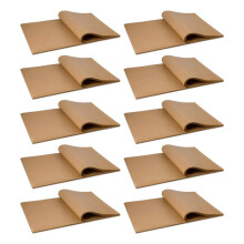 1000 Pezzi di Carta Pergamena Non Sbiancata, Carta da Forno per Fogli da Forno Pretagliati,12 x 16 Pollici, Antiaderente, Resistente All'Acqua,A Prova