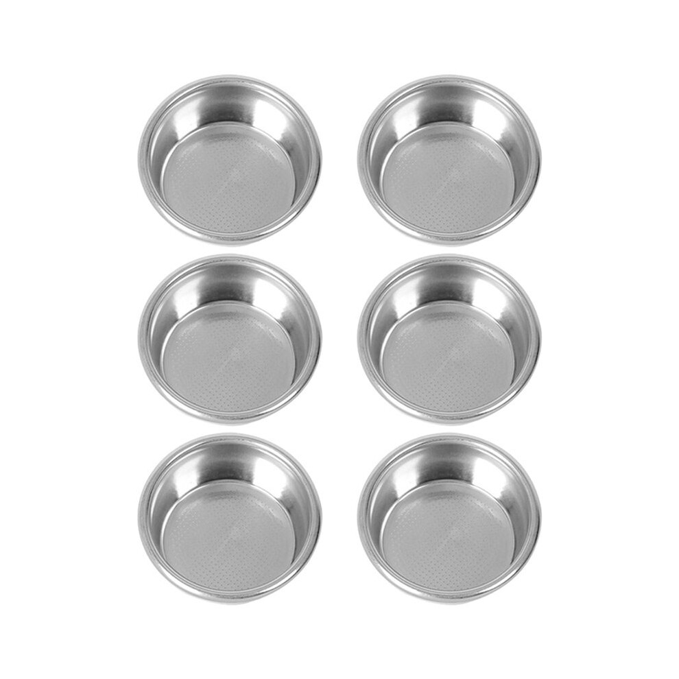 Semoic 6Pack 54Mm Filter Basket For Sage 870/875/878/880 54Mm Semi-Automatic Coffee Machine Bottomless Handle Filter