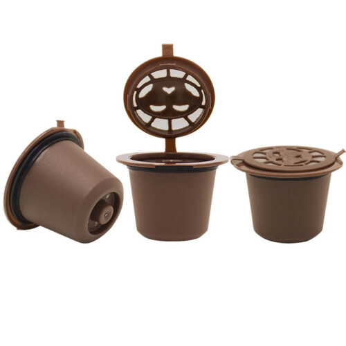20Pcs Stainless Steel Filter Reusable Coffee Capsules for  Machines(B) 1