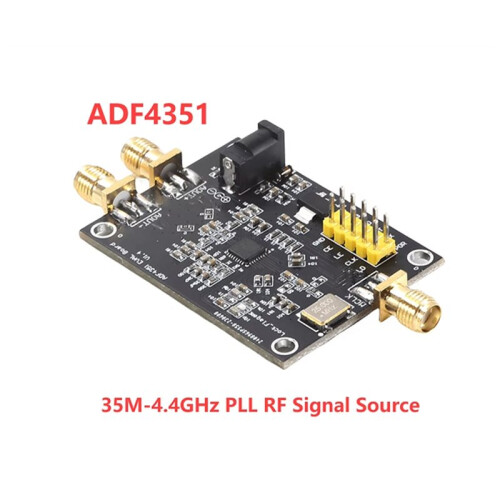 35M-4.4GHz PLL RF Signal Source Development Board ADF4351 Signal Generator Module SMA RF Phase-Locked Loop Board Module 1