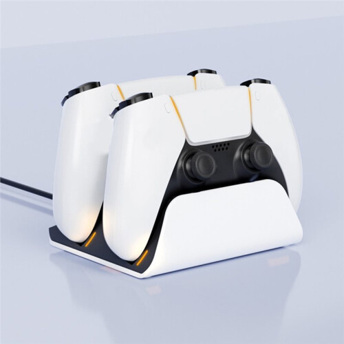 For PS5 Dual Fast Charging Dock - Wireless Controller Charging Station Stand Enhanced Gaming Experience A 1