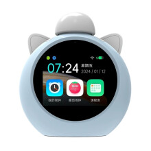 AI Alarm Clock for Kids with Voice Control & Management, Sleep Trainer Toddler Clock for Bedroom B