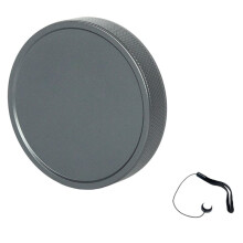 Aluminum Alloy Lens Cap Anti-Scratch Dustproof Instant Camera Lens Cover for Instax 41 Grey