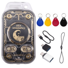 Chameleon V2.0 RFID  Chip Reader Emulator+4XUID Keychain Chameleon Ultra NFC Duplicator 125K 13.56Mhz Card Decode