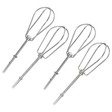4x Kompatibel För Kitchen Aid Handmixertillbehör, Ersättningsäggvispare Mixmaster-Modell Ersätter: W10490648 KHM2B