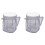 For  Blender Replacement Parts, 4937  Osterizer Blender Jar Accessory, Cup  Plastic Jars with Lids (2 Pack) 1