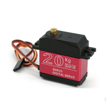 20KG 180 Digital Servo High Torque Torque Metal Shell Iarge Angle Model Airplane Model Car Waterproof Robotic Arm