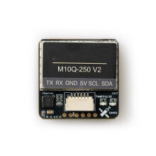 M10Q-250 V2 GPS Module NMEA/UBLOX Dual Protocol IST8310 Compass GPS+GLONASS+BDS Precise Positioning for FPV Drone
