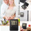 4X Kitchen Timer, Timer with Egg and Magnet 4