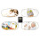 4X Kitchen Timer, Timer with Egg and Magnet 6