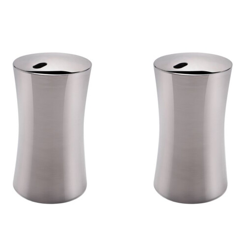 2X Small Toothpick Holder Dispenser Storage Organizer Stainless Steel (Silver)