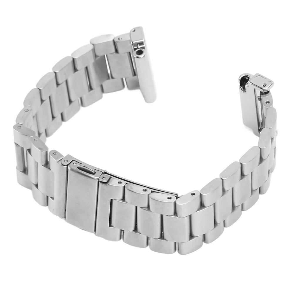Stainless Steel Metal Watch Band For Garmin Forerunner 955/965, 22Mm Silver 8401388094780