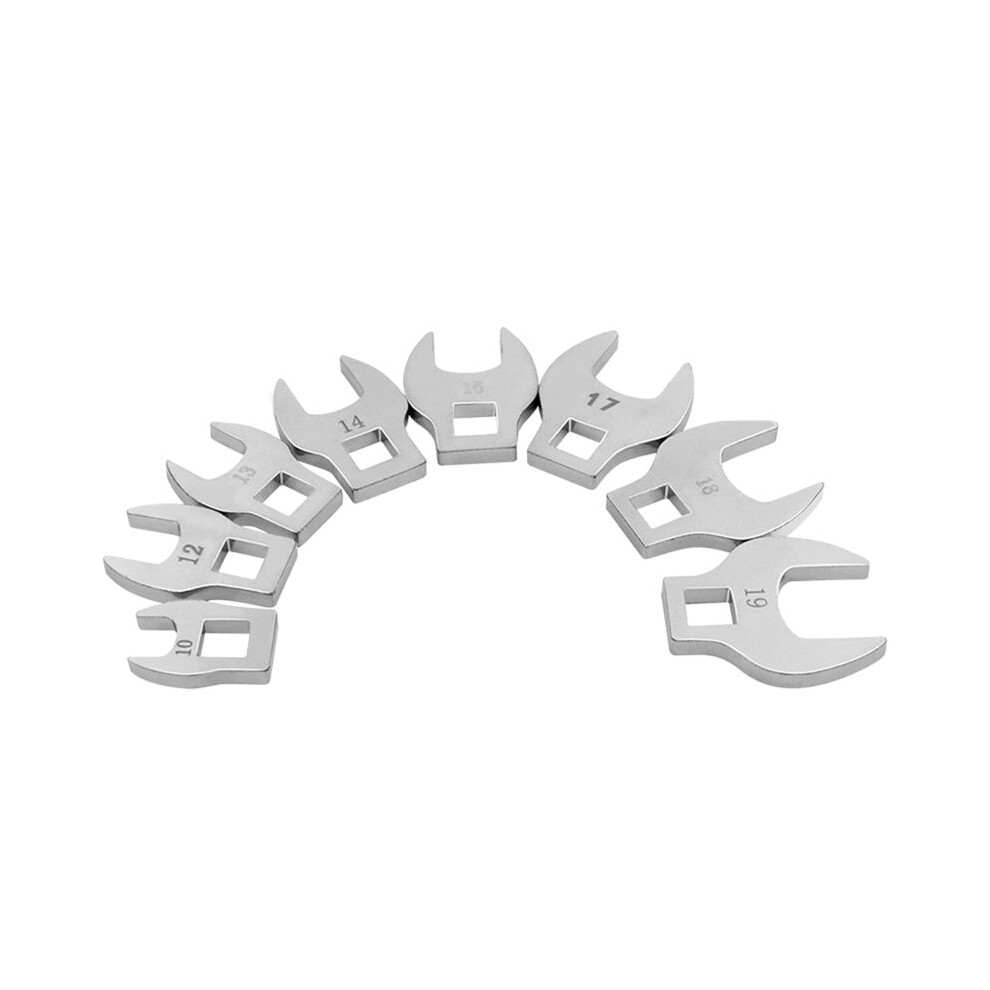 8 Piece Horn Ratchet Wrench Set 3/8 Inch Interchangeable Handle Medium Drive L-Shaped Horn Spanner Accessories 6033134694795