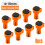 8 PCS Workbench Peg Brake Stops Clamp 19mm Woodworking Table Limit Block Workbench Workshop Tools 3