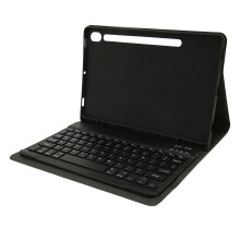 Tastiera wireless in pelle PU per Tab S9 11 pollici 2023, Impermeabile, Nero
