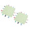 2pcs 3D Sensory Security Blanket 24x24cm Green 8
