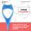 3in1 Mascara Applicator Guide Makeup comb eyelashes tool. 2