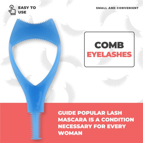 3in1 Mascara Applicator Guide Makeup comb eyelashes tool. 1