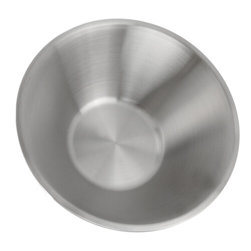 20cm Double Layer Stainless Steel Salad Bowl – Silver Kitchenware