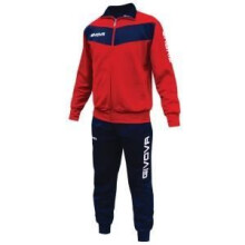 Multisport Trainingspak - GIVOVA - TUTA VISA - Jongens - Rood/Blauw - 100% Polyester