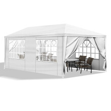 10'x20' Party Tent 6 Removable Sidewalls Canopy Patio Wedding Gazebo