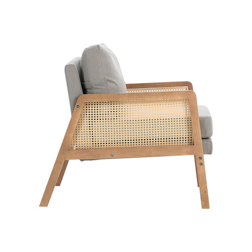 Cushioned Wooden Armchair 2