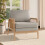 Cushioned Wooden Armchair 1
