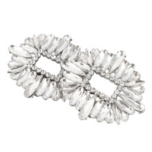 2 Pairs Rhinestone Shoes Buckle Crystal One Size