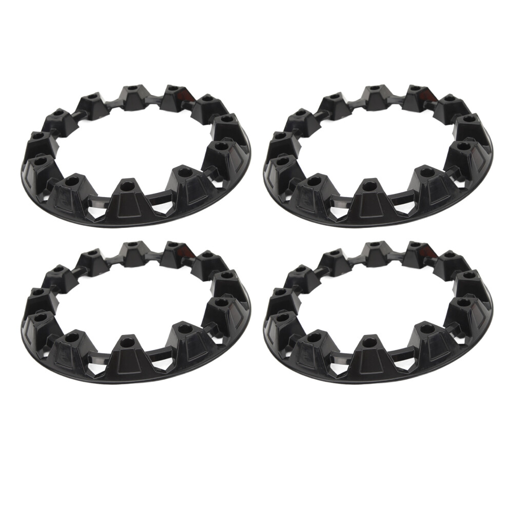 4Pcs Wheel Hub Trim Cover 11In Od Alloy Rim Cap For Atv & Gokart 8781388096312