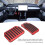 2Pcs Red Brake Pedal Covers for Model 3 2017-2023 6