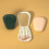Shell Portable Travel Makeup Brush Set5 Sizes Blue 11