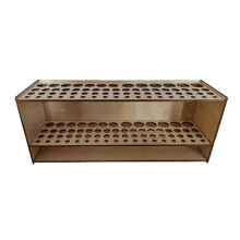 Porte-Brosse en Bois Poreux 67 Pinceaux Support de Rangement pour Stylos de Bureau Support Mural Amovible