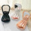 Shell Portable Travel Makeup Brush Set5 Sizes Blue 9
