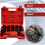 7pcs Universal O2 Oxygen Sensor Socket 6 Point Wrench Tool Remover Installer Set Sensor Removing Tool Kit 8