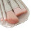Shell Travel Makeup Brush Set - 5 Sizes Mini White 7