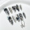 (S) Glitter Fake Nails - Easy Apply DIY Decor 5